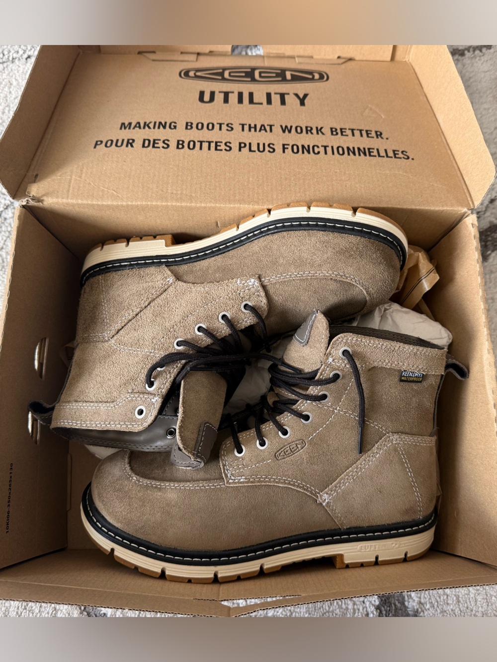 New Keen San Jose 90 Degree 6” Work Boots, Women’s Size 8.5W